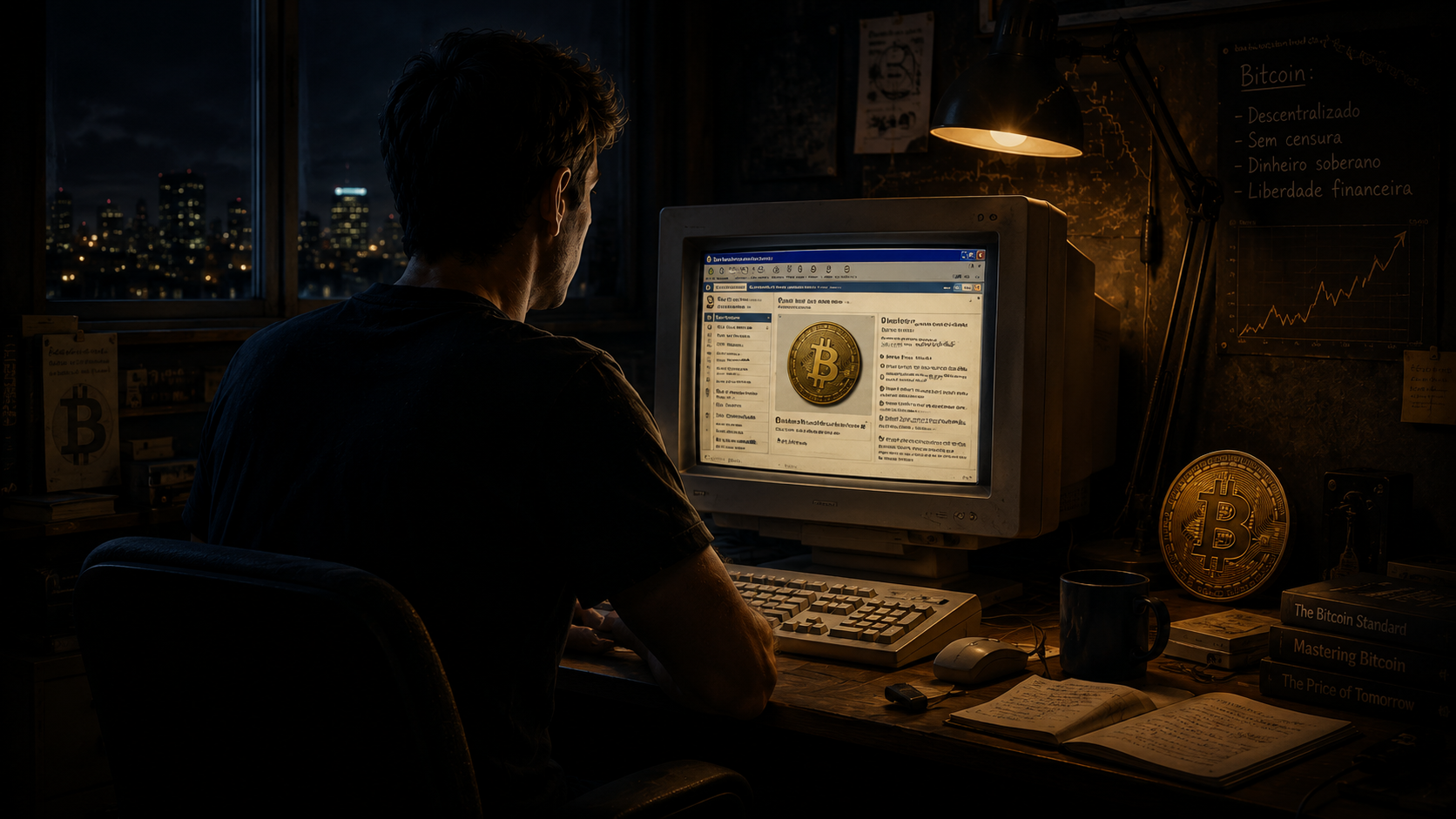 Arte documental sobre os primeiros anos do Bitcoin no Brasil