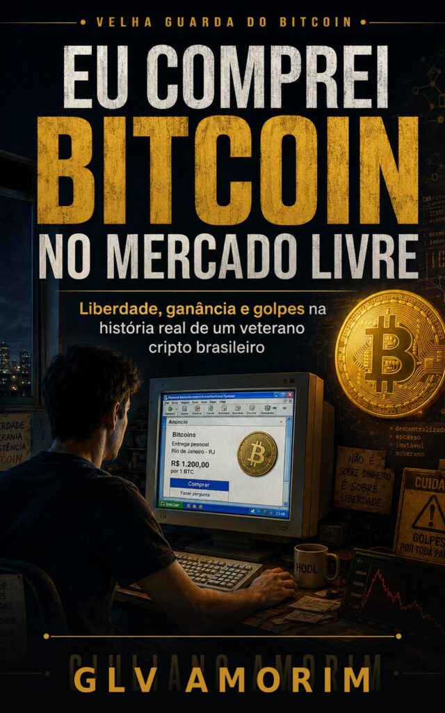 Capa do livro Eu Comprei Bitcoin no Mercado Livre, de GLV Amorim